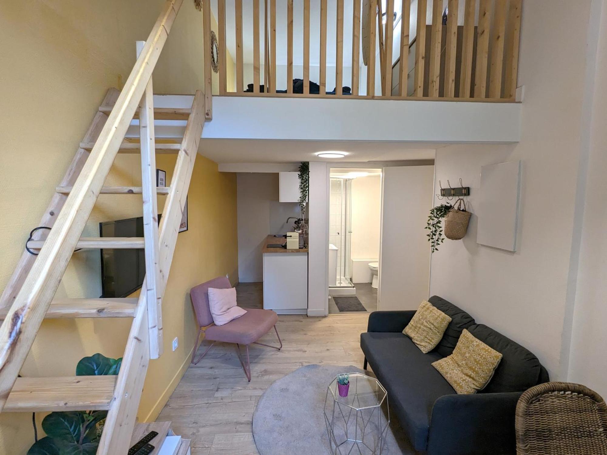Duplex, Boheme Et Fonctionnel Proche Gratte-Ciel Apartment Villeurbanne Luaran gambar