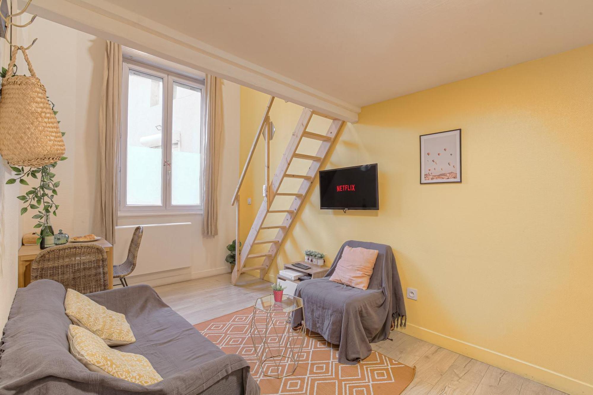 Duplex, Boheme Et Fonctionnel Proche Gratte-Ciel Apartment Villeurbanne Luaran gambar